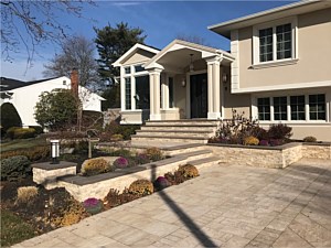 Cambridge Sandstone XL Ledgestone steps walkway Brown Wave steps tread